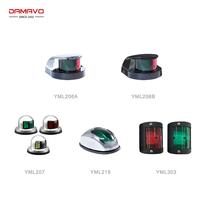 DAMAVO Nouvelle Lumière de Signalisation Marine IP65-IP68 en ABS 12V-24V Étanche Conforme aux Normes de Sécurité Écologique pour Rénovation de Feu de Pêne Arrière