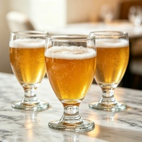 Verres à bière artisanale Libbey personnalisables, verres à bière de blé sur pied, verres minimalistes adaptés aux banquets, restaurants et bars