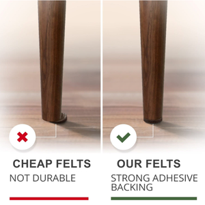 Patins antidérapants personnalisés pour pieds de <span class=keywords><strong>chaise</strong></span>, patins antidérapants autocollants en feutre pour meubles - Product Image 3