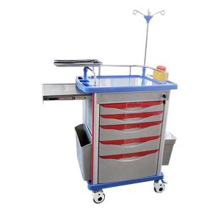 ORP601-ET Medisch Ziekenhuis Meubilair Medische <span class=keywords><strong>Trolley</strong></span> Voor Ziekenhuisgebruik Geneeskunde <span class=keywords><strong>Trolley</strong></span> Kar Ziekenhuis Abs Noodtrolley - Product Image 4