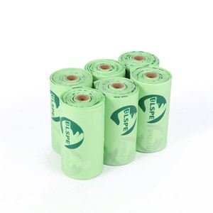 Sacs à déjections canines biodégradables écologiques 60 unités avec parfum fruité et contrôle des odeurs dans un coffret plastique de luxe 4 rouleaux - Product Image 3