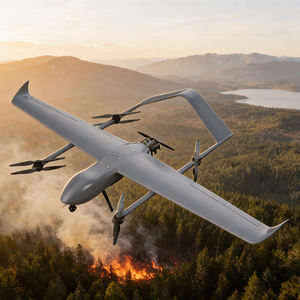 Drone à décollage vertical à aile fixe, usage industriel, charge utile lourde de 55 kg, temps de vol de 420 minutes, utilisation cyclique non chargée, système d'imagerie avancé - Product Image 4