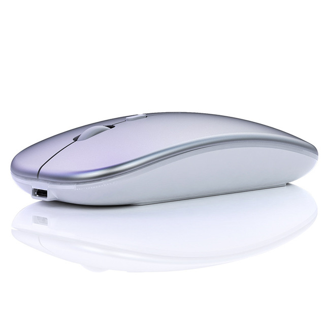 2.4g Optical Wireless Mouse Ultra-Thin Mouse Rechargeable Wireless Mini A2 Computer Mouse for Laptop