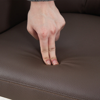 Chaises de cuisine modernes, chaise de salle à manger exécutive minimaliste nordique, chaise de salle à manger en cuir pour table à manger