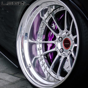 LSGZL Rines de Rueda de Automóvil Forjados de Plato Profundo con Radios de 18, 19, 20, 22 Pulgadas, 5x114.3, 5x120, 5x120.65, para AUDI C8, Urus, GTR, Nissan, BMW, Ford - Product Image 2
