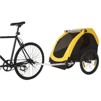 Folding Twin Bicycle Cargo Trailer, Baby Carrier, TUV