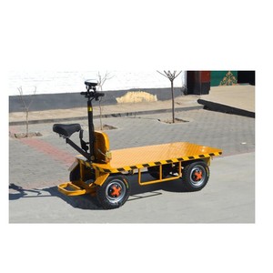 Coche plano eléctrico de logística de China/carro eléctrico carro plano eléctrico con asiento para transporte de carga coche plano - Product Image 4