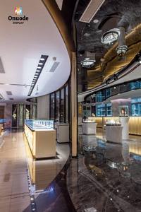 Luxury Customized LED Lights <b>Display</b> <b>Cabinets</b> Showcase Furniture for Jewelry Store Interior Design Custom Jewelry Shop Showcases - Product Image 6