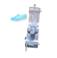 Machine de moulage par injection rotative SHUNDA 1 couleur pour la fabrication de sandales, tongs et chaussures en plastique PVC et caoutchouc, 150-250 paires/heure