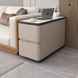 Mesita <span class=keywords><strong>de</strong></span> <span class=keywords><strong>noche</strong></span> <span class=keywords><strong>de</strong></span> madera maciza moderna para sala <span class=keywords><strong>de</strong></span> estar, tablero <span class=keywords><strong>de</strong></span> roca creativo, cabecera <span class=keywords><strong>de</strong></span> cama <span class=keywords><strong>de</strong></span> almacenamiento para dormitorio <span class=keywords><strong>de</strong></span> apartamento <span class=keywords><strong>de</strong></span> Hotel - Product Image 2