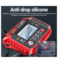 2500V Digital Insulation Resistance Tester 200GΩ Megohmmeter AC DC Voltage Meter with PI DAR Auto Discharge