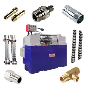 Máquina de laminación de rosca de tornillo hidráulico de alta calidad de China, máquina de roscado de tubos portátil eléctrica, máquina de roscado automática