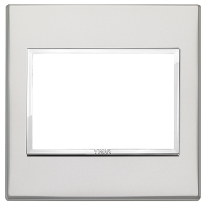 Vimar Wall <b>Switch</b> Silver Plate 13.1x11.6x1.85 Cm Modern Design - Product Image 1