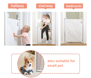Barrière d'<span class=keywords><strong>escalier</strong></span> rétractable de sécurité pour bébé, barrière pour enfants - Product Image 5
