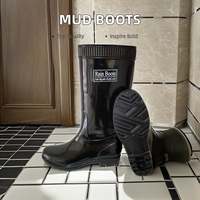 Bottes de travail Wellington en PVC personnalisables pour bureau pêche jardinage agriculture chaussures de sécurité en gros
