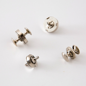 Bolso redondo de metal 18mm 14mm remache botón magnético tipo broche - Product Image 5