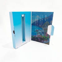 Boîte en carton pliable personnalisée pour échantillon d'huile parfumée de 10 ml, design style livre, emballage cadeau gratuit