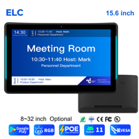 Nueva Tablet Comercial WA1568T de 15.6 Pulgadas, Rk3568, 2+16GB, Android 11, NFC, RFID, WiFi 6, Táctil de 10 Puntos, RGB LED, Montaje en Pared, POE