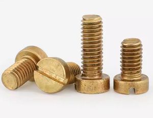 LeGood M3.5X6mm Vis à tête cylindrique à fente en laiton Système de mesure métrique - Product Image 5