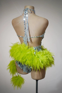 Novance Y3625 Groothandel Dameskleding Rugloze Jumpsuit Dames Pailletten Met Mesh Zoom Voor <span class=keywords><strong>Prom</strong></span> Voor Dans - Product Image 4