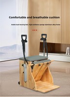 Chaise d'équilibre personnalisée pour la stabilité musculaire, entraîneur d'équilibre en bois d'érable, ensemble de cinq pièces pour Pilates, équipement de studio de yoga pour le corps et la taille