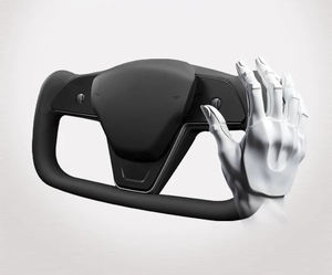 พวงมาลัยแท้ทรงดั้งเดิมจากโรงงาน รุ่น Yoke 2.0 สีดำ พร้อมระบบทำความร้อน สำหรับรถยนต์รุ่น Y - Product Image 1