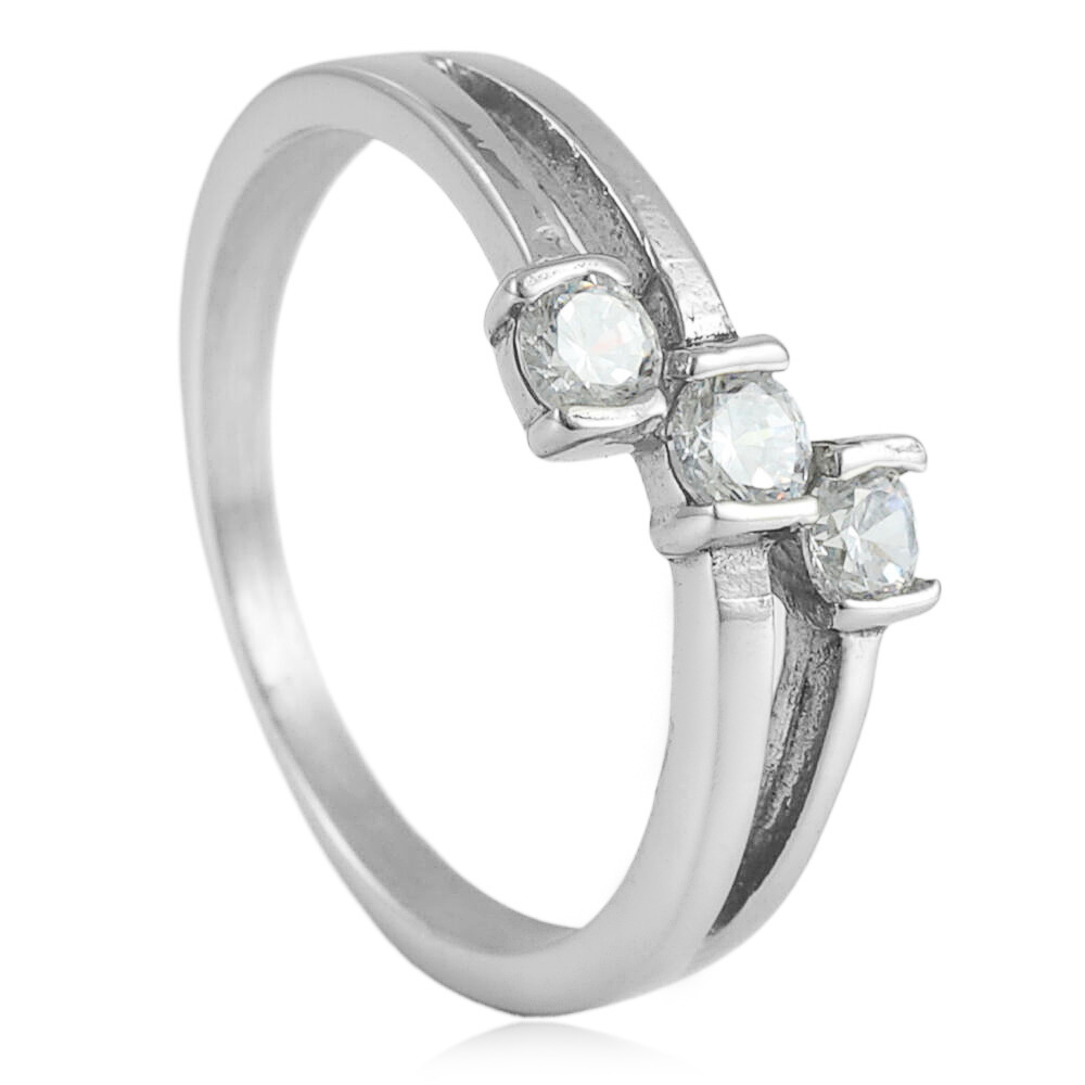 Steel-set ring
