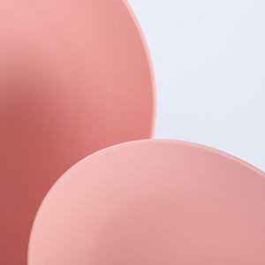 Set di stoviglie in ceramica di lusso smaltate di colore rosa 16 pezzi set da tavola in gres per stoviglie da portata in hotel con finitura opaca all'ingrosso - Product Image 4