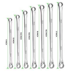 7PC Hàng Không Cực Dài <span class=keywords><strong>V</strong></span>òng Đôi <span class=keywords><strong>Spanner</strong></span> Đặt 10Mm-24Mm <span class=keywords><strong>V</strong></span>ới Túi <span class=keywords><strong>V</strong></span>ải - Product Image 5