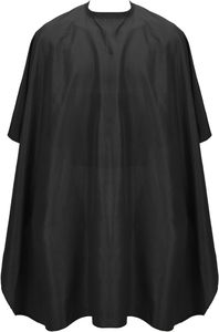 Capes de Coiffure Professionnelles en Polyester Noir Imperméable avec Logo Personnalisé, Taille Ajustable, pour Salons de Coiffure et Barbiers – Qualité Supérieure - Product Image 4