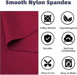 Tissu en nylon et élasthanne extensible dans les quatre sens, tricot mat en nylon pour maillots de bain, vêtements de sport, danse et yoga - Product Image 3