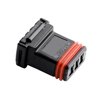 Connecteur étanche femelle 3 broches avec boîtier noir JAE MX19A003S51