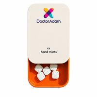 Boîte en métal miniature personnalisée de qualité alimentaire pour menthe, chewing-gum et bonbons, avec couvercle coulissant, vente en gros