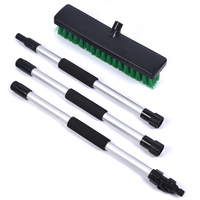 Brosse à eau à long manche pour le nettoyage des sols Raclette d'essuie-glace télescopique