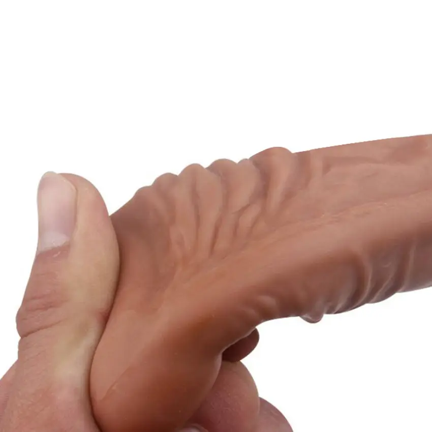 Realistic Penis Extension Cock Sleeve Reusable Silicone Penis Enlarger Delay Condoms For Men Dildo Enhancer Sex Toys%