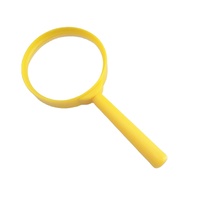 3X Magnifying Glass Reading Handheld Magnifier Black Blue pink Red Handle Plastic Magnifier