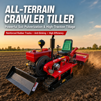 Motoculteur rotatif 100 % neuf avec semoir de précision, machine agricole multifonctionnelle pour la préparation du sol et la semence des terres agricoles