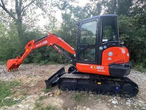 Mini-excavatrices Kubota KX165 d'occasion, excavatrices sur chenilles hydrauliques de 6 tonnes, haute puissance, avec accessoire de préhension, CE EPA - Product Image 2