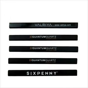 Crayon marqueur noir pour charpentier avec mine épaisse, idéal pour le travail du bois - Product Image 2