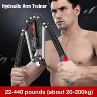 Appareil d'exercice hydraulique Power Twister pour les bras, 22-440 lbs, équipement de fitness pour l'entraînement des muscles de la poitrine et des épaules à domicile