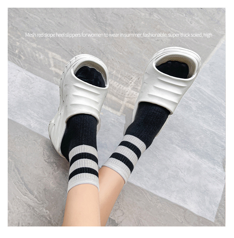 High Heel Beach Fashion Women's Wedge Slippers Casual Slippers Slides for Girls Platform Sandals
