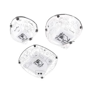 Ensemble de couverts pliants, bol, assiette, tasse portables, ultra légers, pour le camping et l'extérieur - Product Image 5