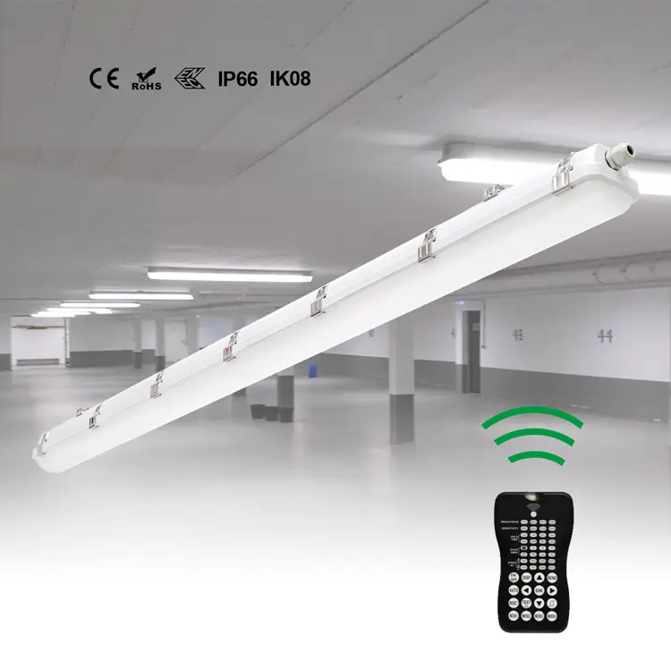 Tubu IP65 Pc Led Tri-Proof Licht 1500Mm Batten Lamp Voor Traditionele Vervanging 2*58W Buis