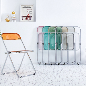 Sedia pieghevole pieghevole acrilico di lusso nordico moderno ala Lounge mobili per la casa in metallo <span class=keywords><strong>soggiorno</strong></span> <span class=keywords><strong>sedie</strong></span> accento per <span class=keywords><strong>soggiorno</strong></span> - Product Image 4