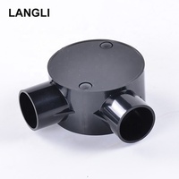 Accessoires de câblage électrique avec boîtier de commande en PVC pour caméras de vidéosurveillance, tailles 16 mm, 20 mm, 25 mm