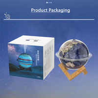 Huiles essentielles Amazon brume ultrasonique Simulation 3D effet de flamme bleue humidificateurs d'air diffuseurs d'arôme