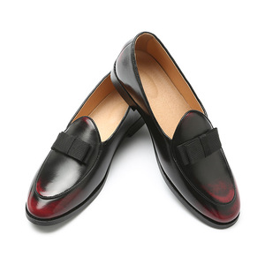 Sh11103a ใหม่อิตาเลี่ยนสไตล์แฟชั่นผู้ชายรองเท้า Bow-Knot Pu รองเท้าหนังผู้ชาย - Product Image 5