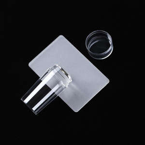 ชุดอุปกรณ์ปั๊มลายเล็บพลาสติกใสแบบนิ่ม HQ Mixed Proc Discount พร้อมแผ่นปั๊มลายเล็บ ที่ปั๊มลายเล็บแบบสองด้าน และที่ขูด - Product Image 2