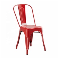 Chaise de conférence empilable en acier au design moderne, couleur personnalisable pour hôtel, maison, école, parc, appartement, salle de bain