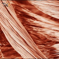 Tamaños Personalizados, Calibre 14-22, 99.5% Cu, C11000, C10100, C26800, C21000, 42 AWG, Chatarra de Alambre de Cobre Ultrafino, Marca TXD, Origen Shandong